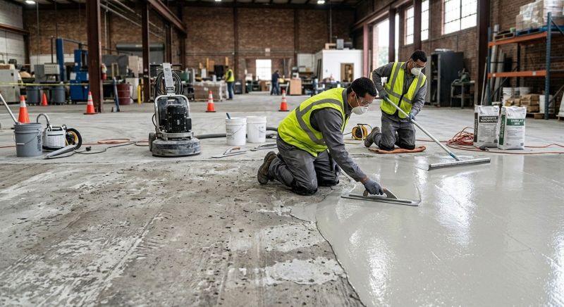 Basement Concrete Resurfacing in Miami Dade County, FL
