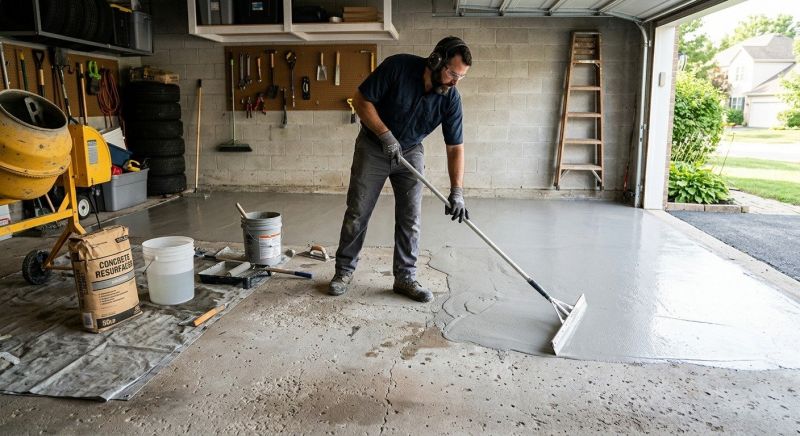 Basement Concrete Resurfacing in Des Moines, IA