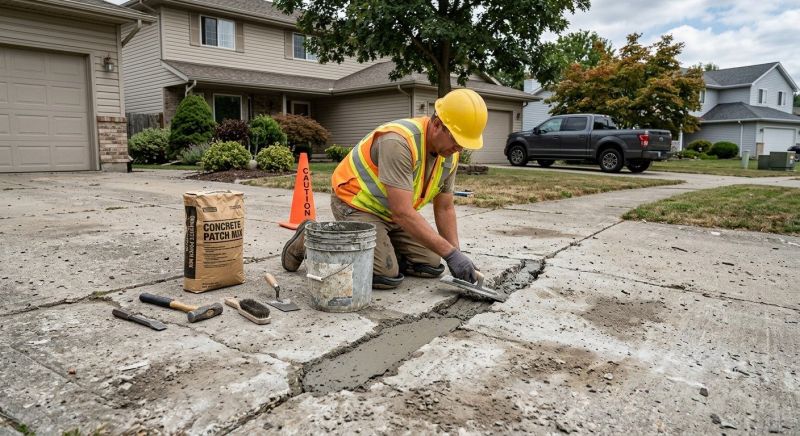 Concrete Driveway Repair in Corpus Christi, TX