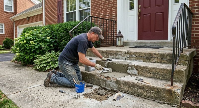 Concrete Ramp Repair in West Des Moines, IA