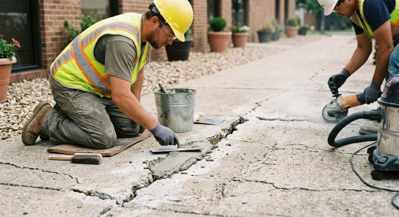 Cracked Slab Repair in West Des Moines, IA