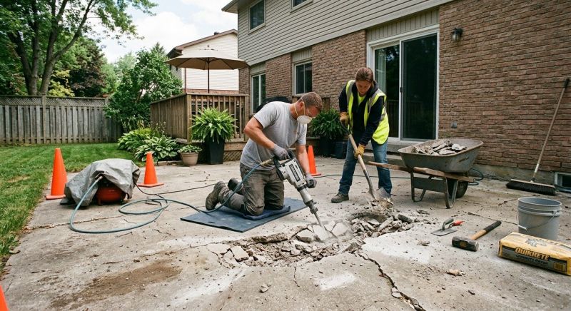 Dumpster Pad Repair in Corpus Christi, TX