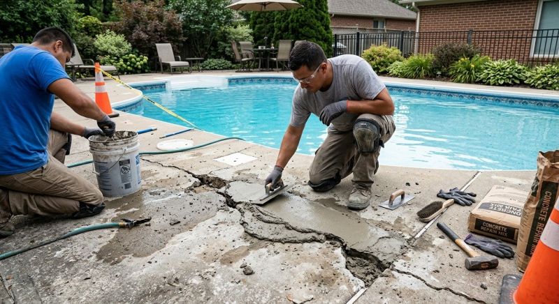 Patio Concrete Repair in Miami Dade County, FL